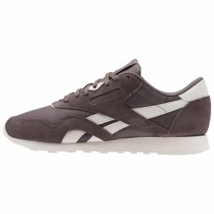 Reebok Classic Nylon Turnschuhe Damen - Braun/Rosa - DE 873-YQV